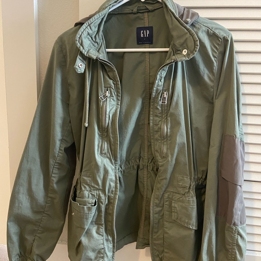 GAP Olive Green Casual Jacket